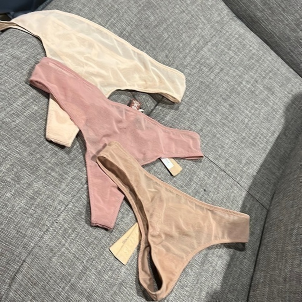 Skims Ultra Fine Mesh Thong